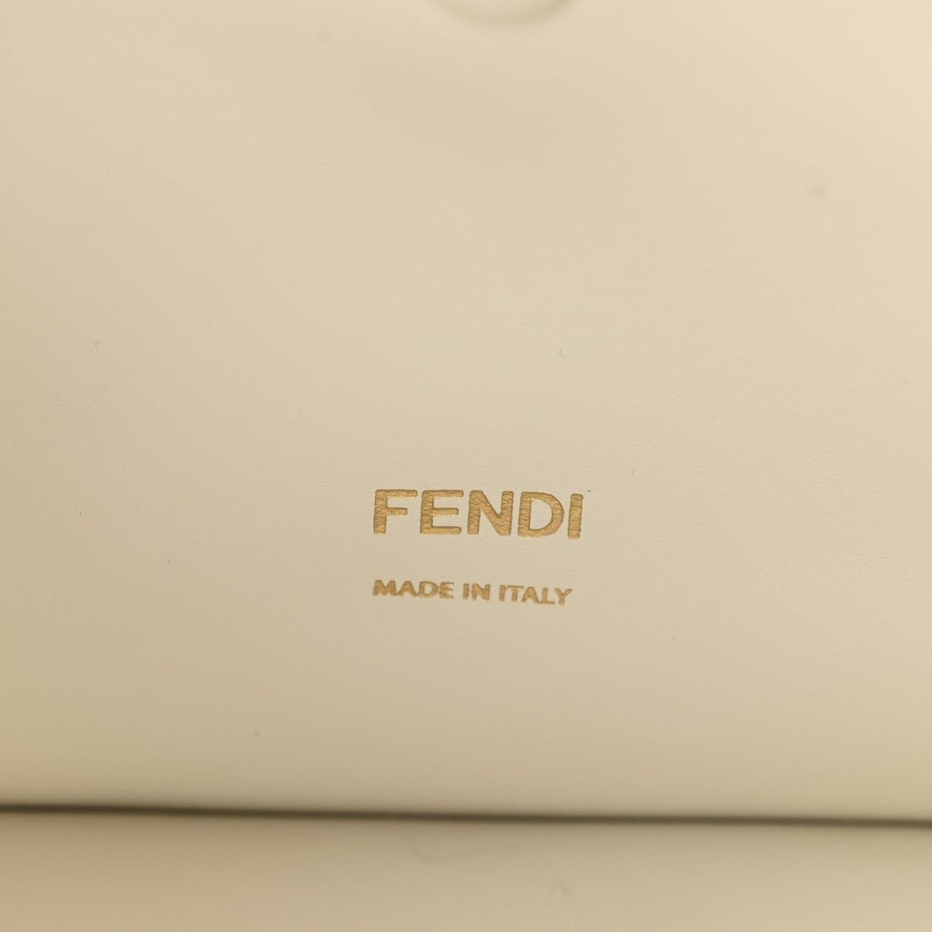 TPU FF Vitello Century F is Fendi Kan I Shoulder Bag White