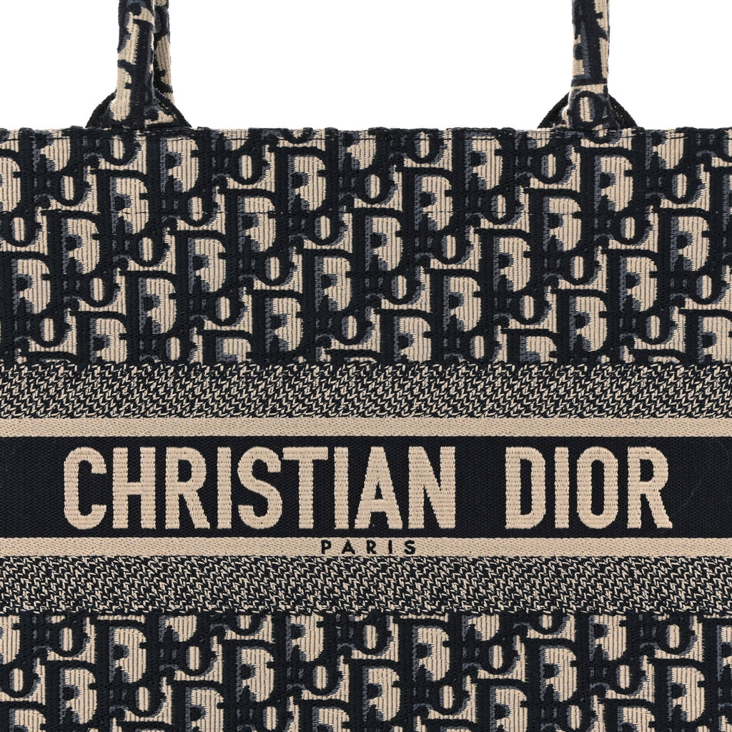 Oblique Medium Book Tote Blue Multicolor