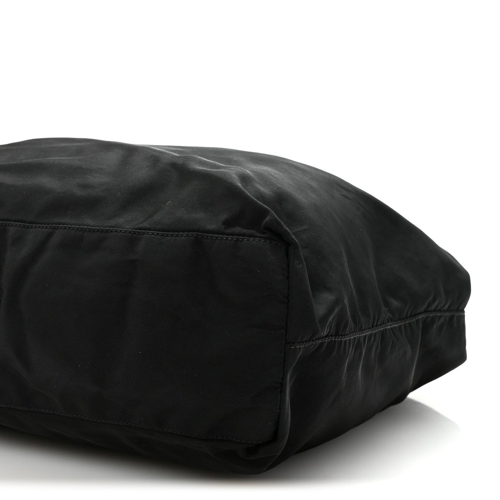 Tessuto Nylon Shopping Tote Black