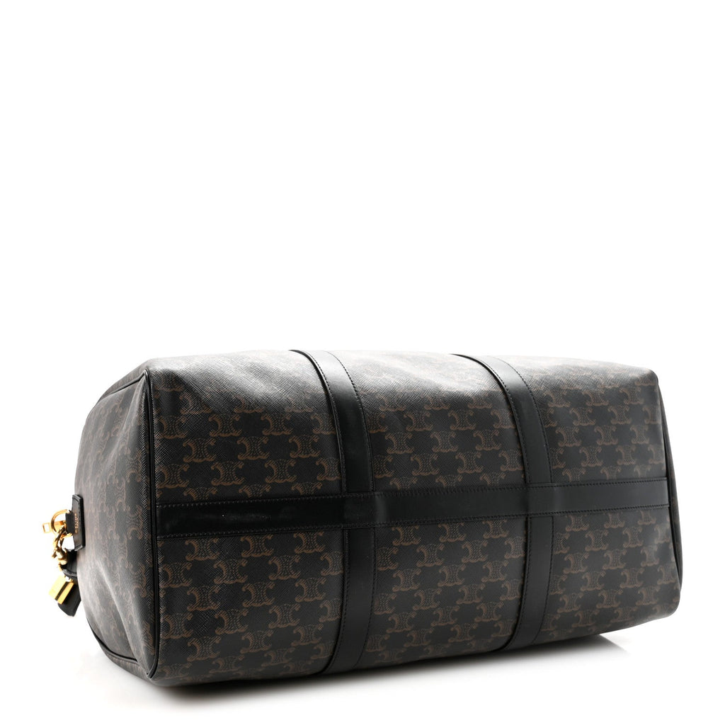 Triomphe Canvas Medium Voyage Duffle Black