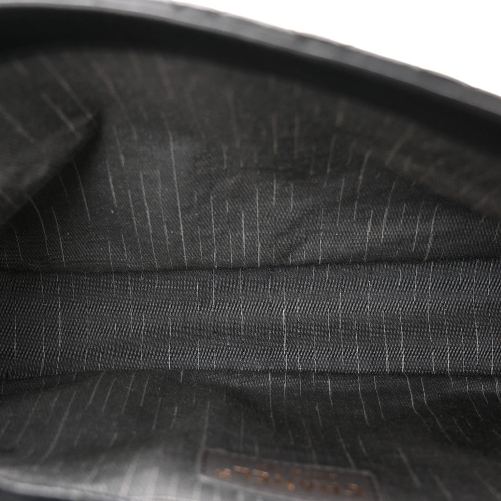 Lambskin Medium Westminster Pearl Flap Black