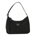 Tessuto Nylon Saffiano Mini Re-Edition 2005 Bag Black