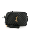 Calfskin Matelasse Monogram Lou Camera Bag Military Green