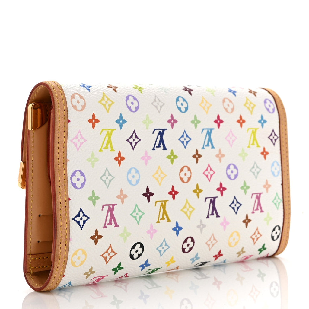 Monogram Multicolor Porte Tresor International Wallet White
