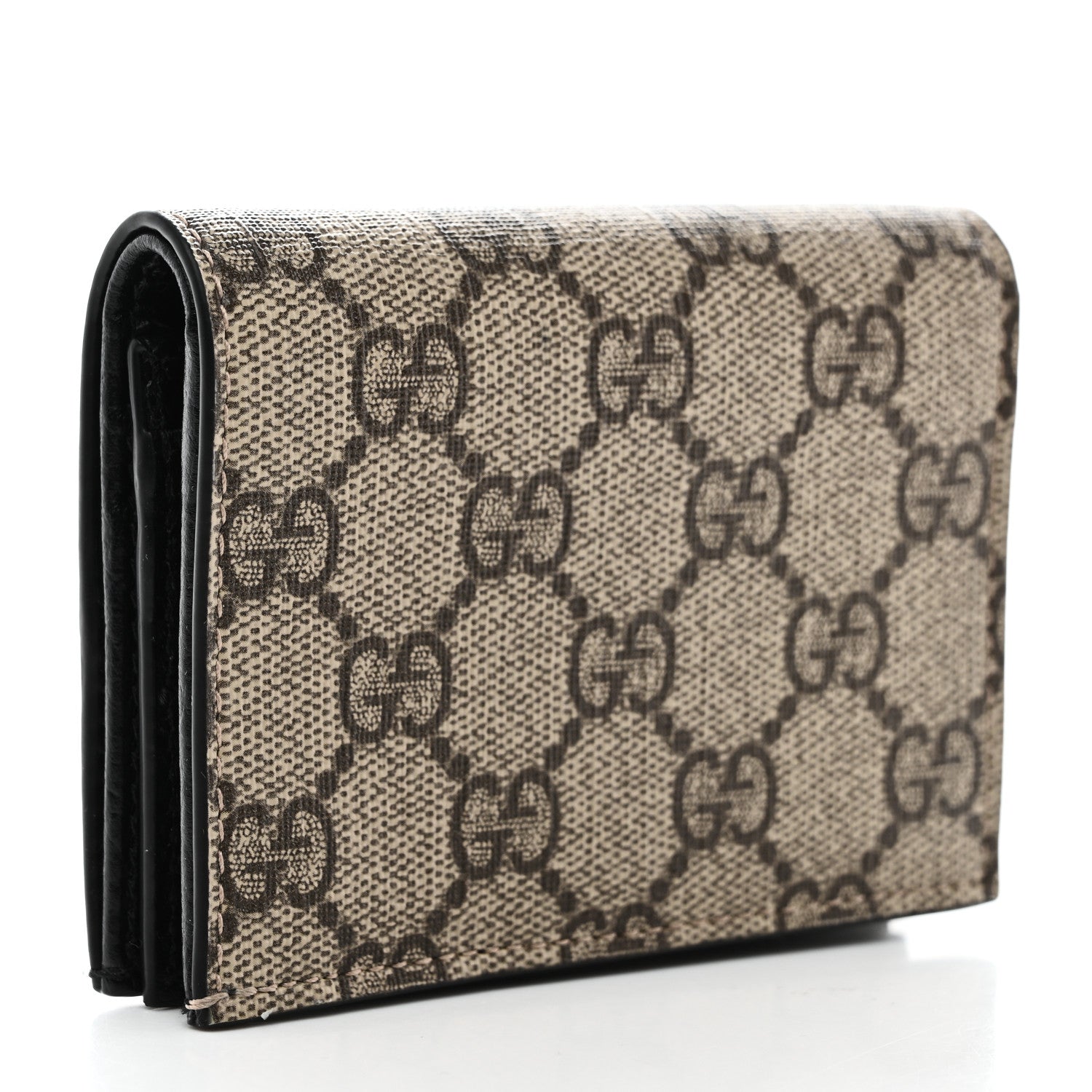 Dollar Calfskin GG Supreme Monogram GG Marmont  Case Black Beige Ebony