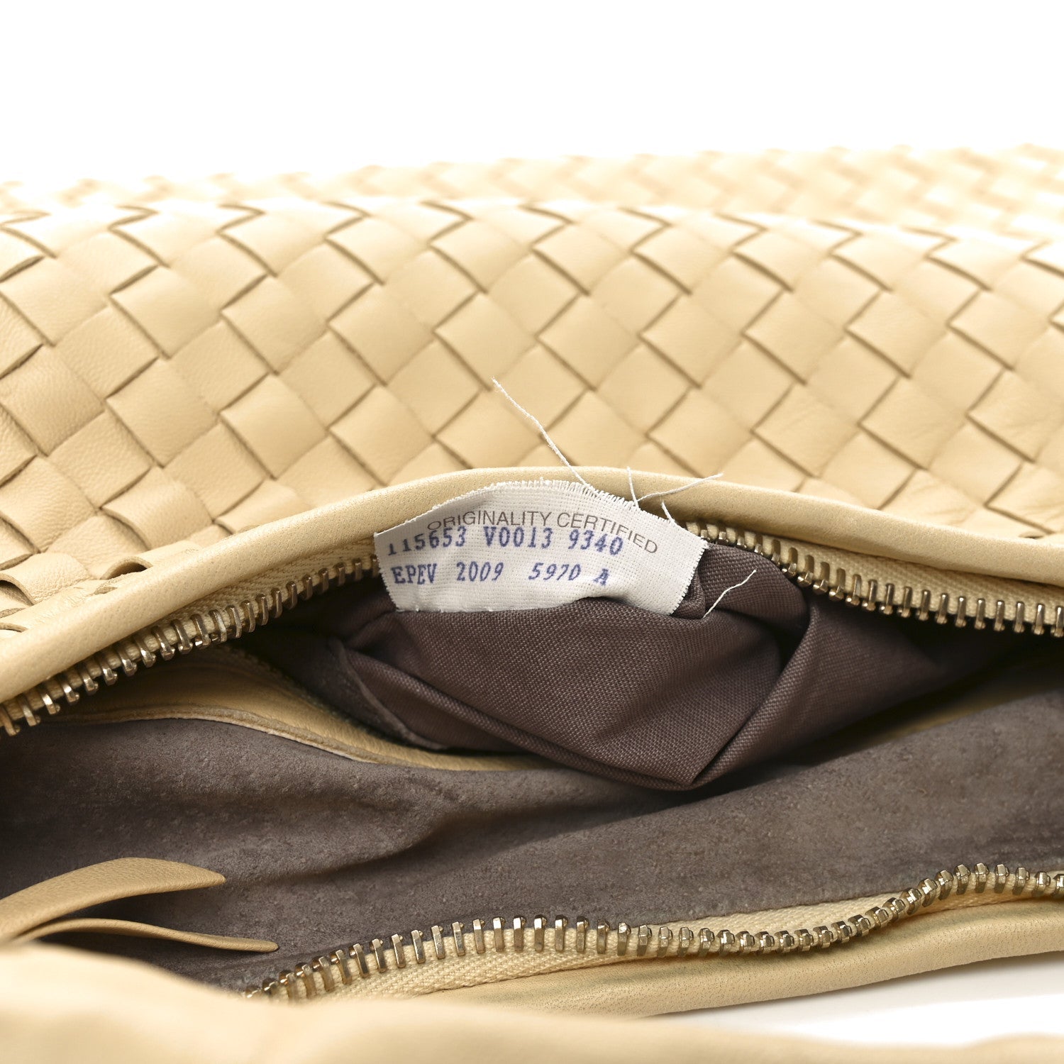 Nappa Intrecciato Medium Veneta Hobo Banane