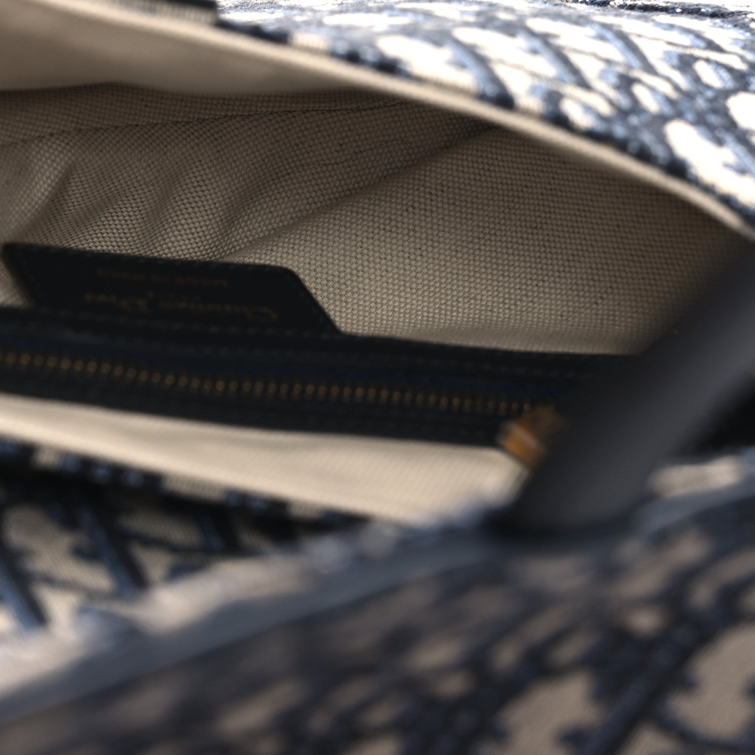 Oblique Saddle Bag Blue
