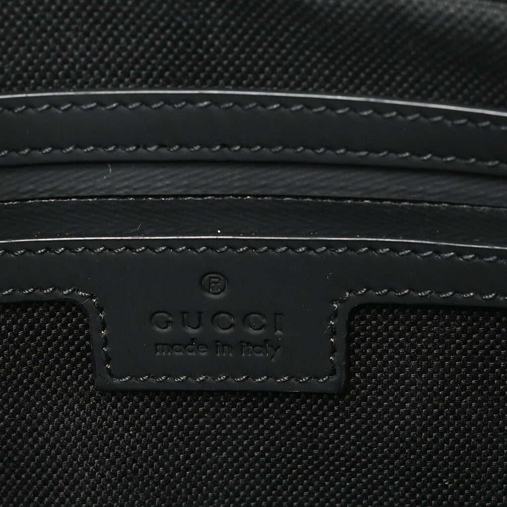 Rubber Effect Monogram GG Crossbody Bag Black