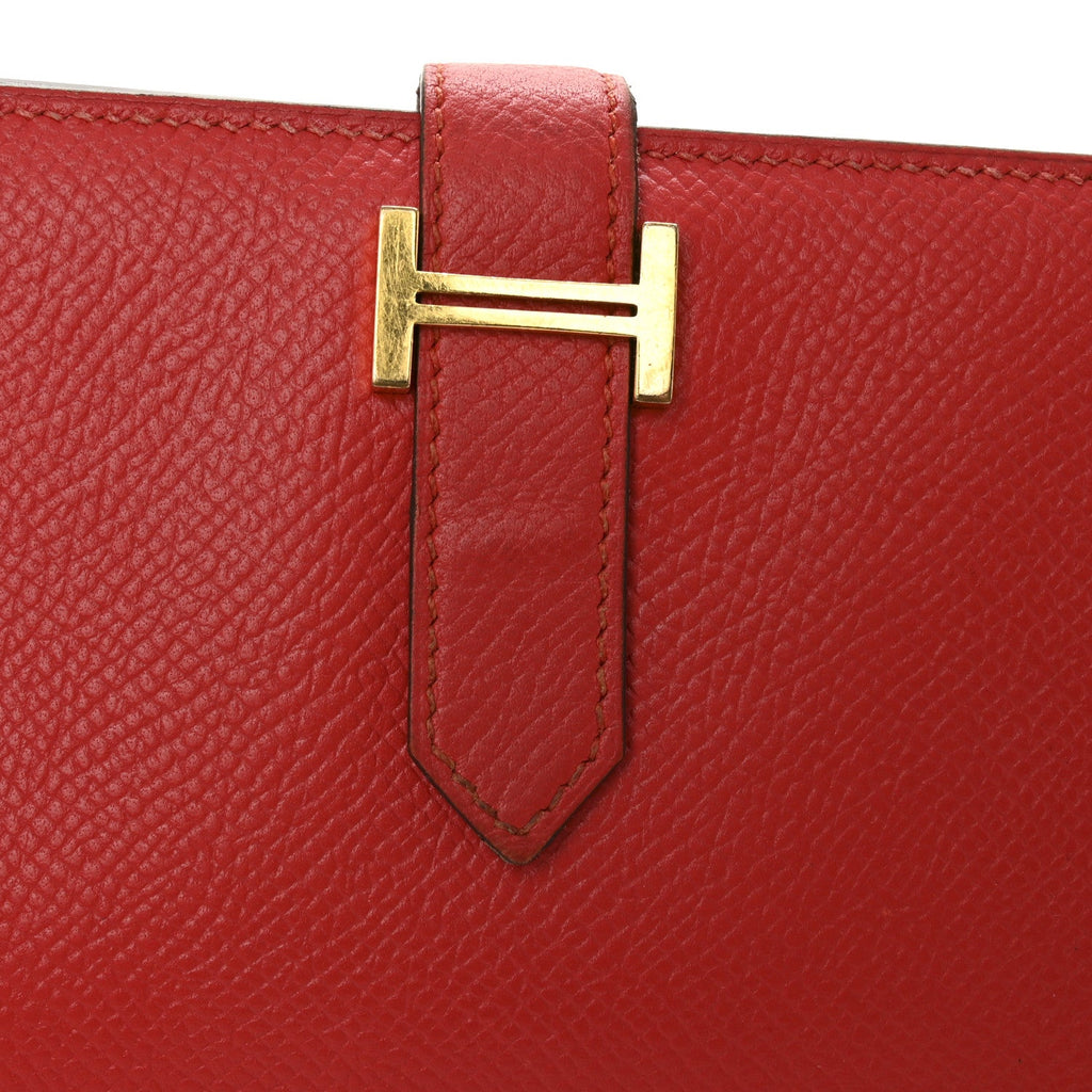 Epsom Bearn Gusset Wallet Rouge Tomate