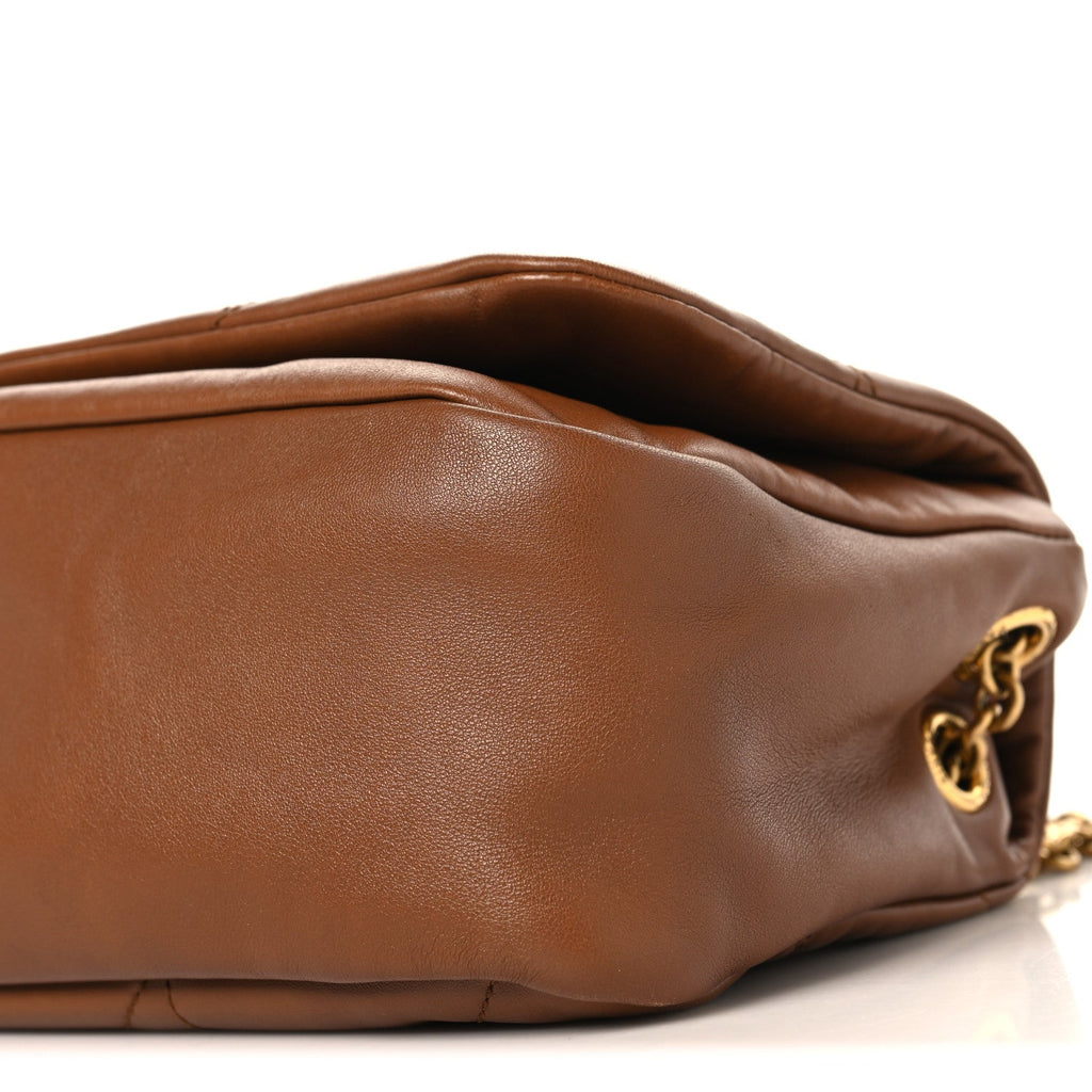 Lambskin Matelasse Monogram Small Jamie 4.3 Light Fox