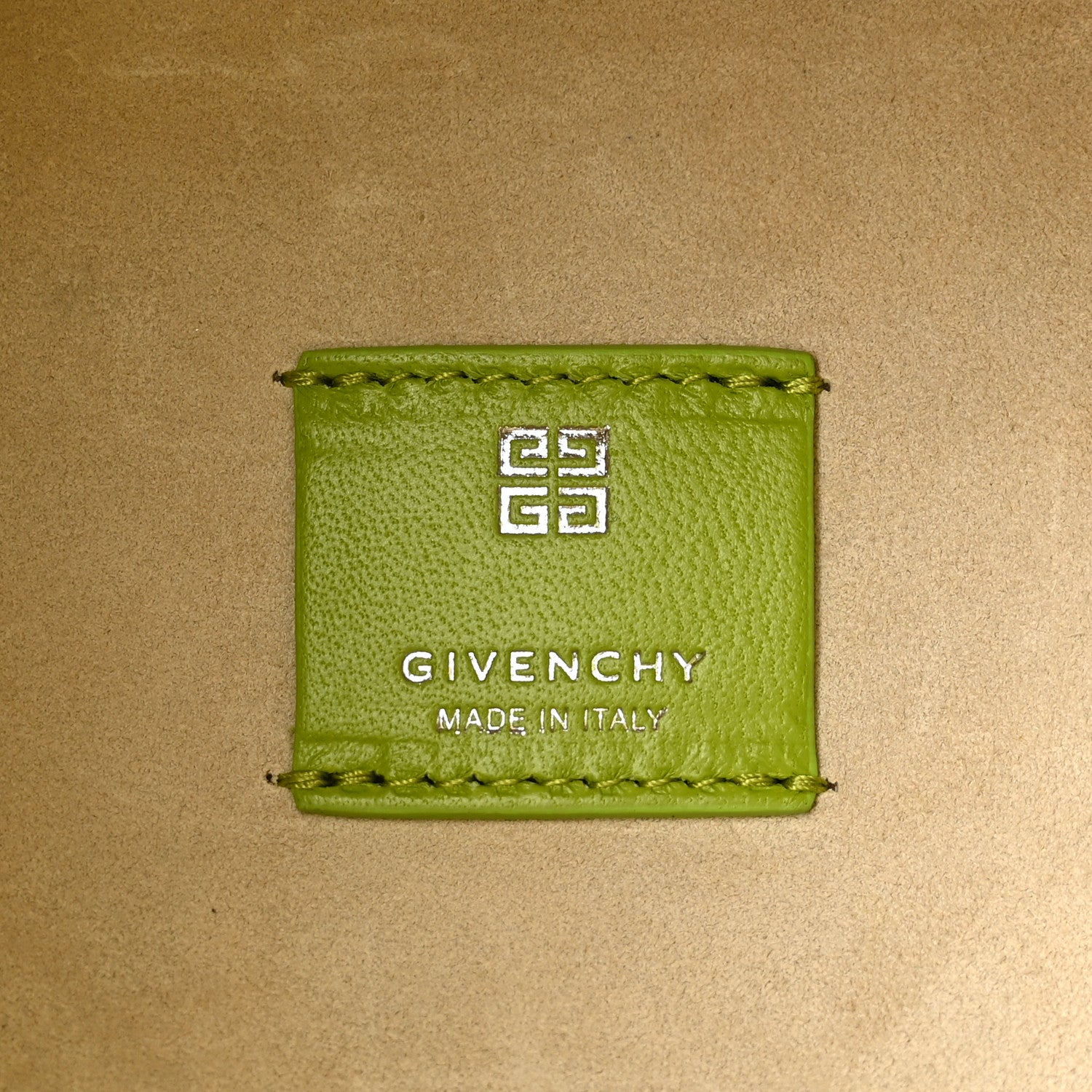 Shearling Crocodile Embossed Calfskin Mini G-Hobo Citrus Green