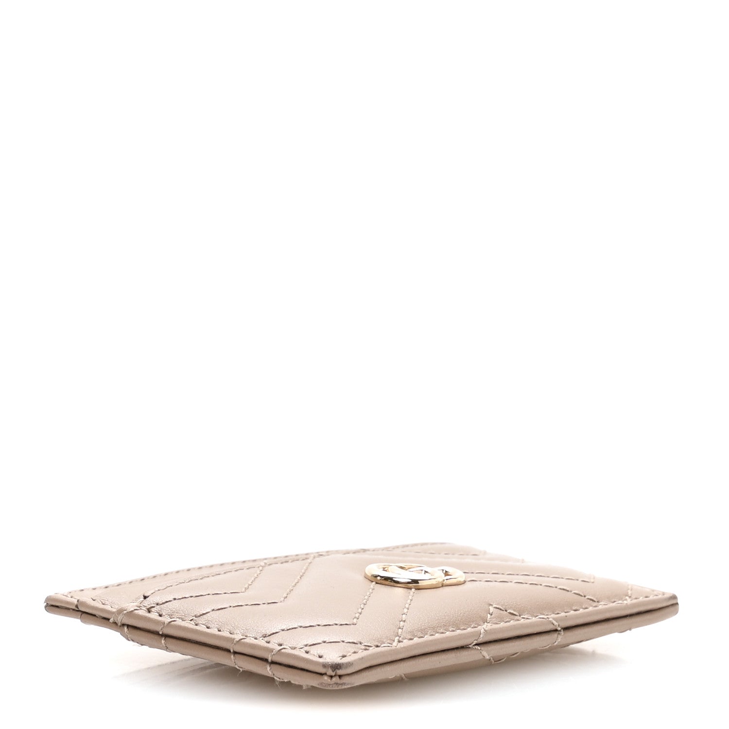 Calfskin Matelasse GG Marmont  Holder Porcelain Rose