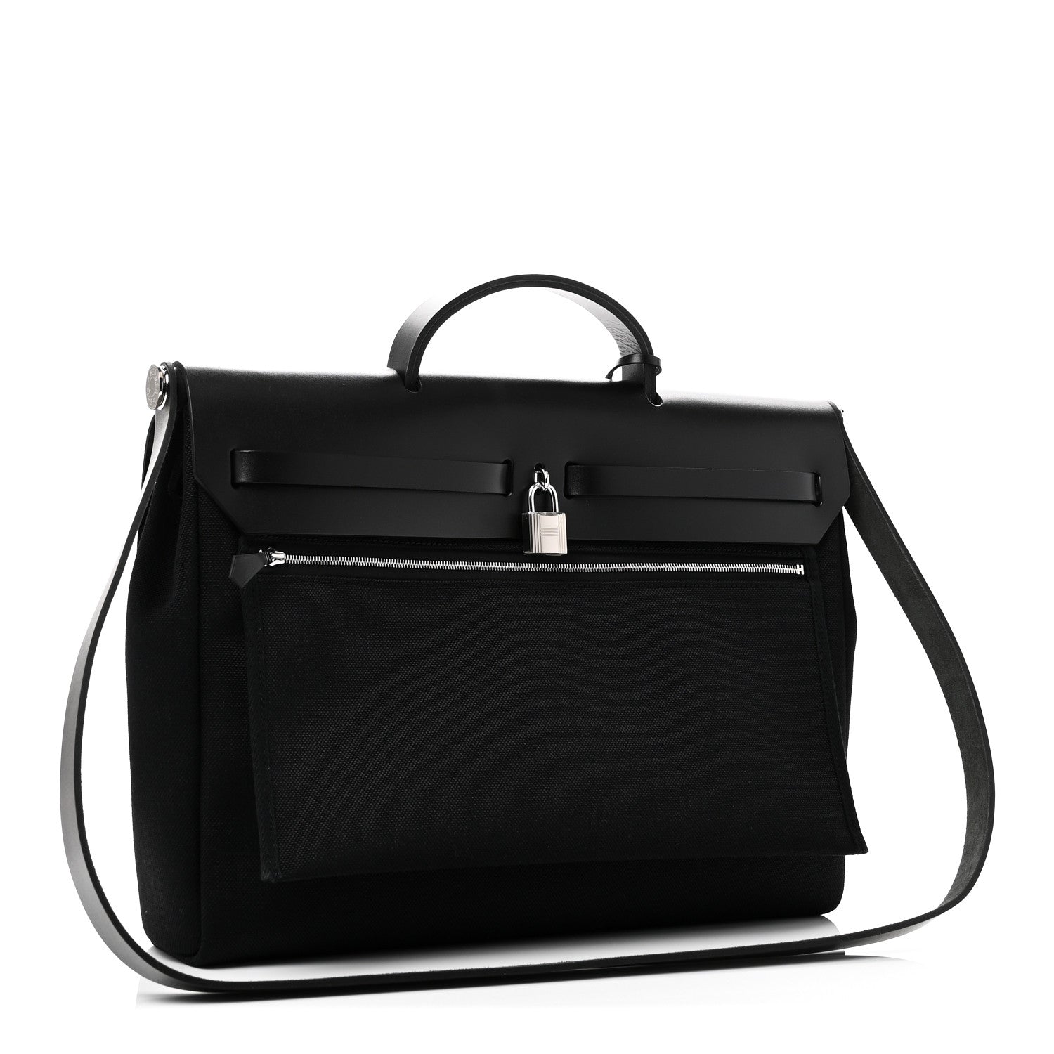 Military Toile Vache Hunter Herbag Messenger 39 Black