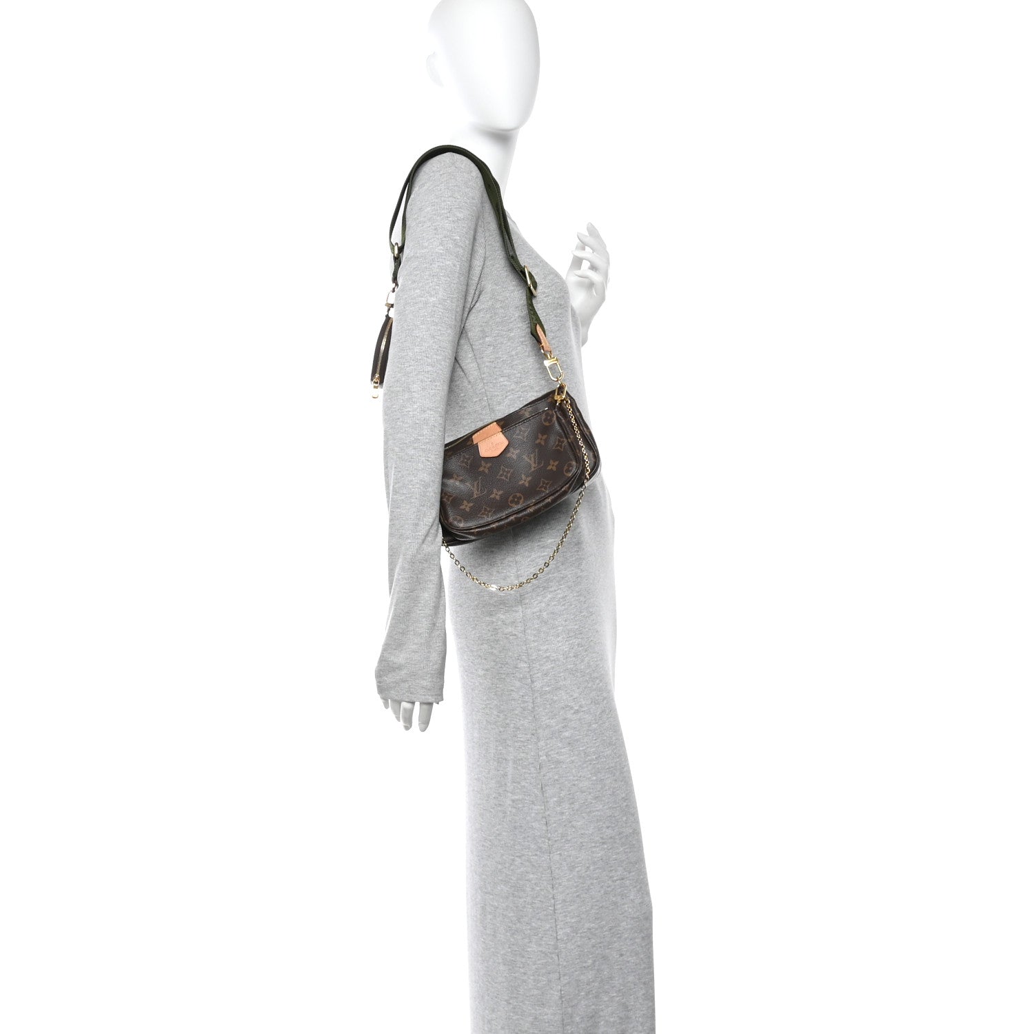 Monogram Multi Pochette Accessories Kaki
