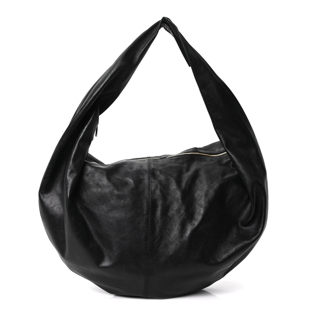 Vintage Calfskin Extra Large Olivia Hobo Black
