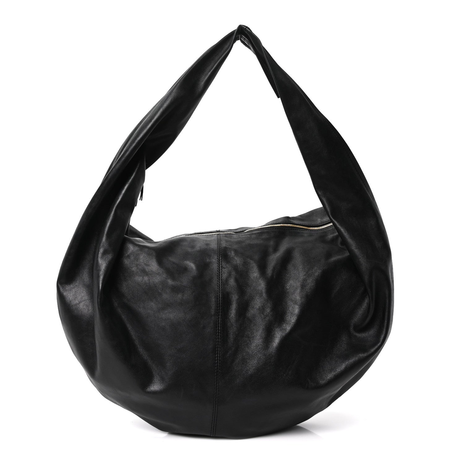 Vintage Calfskin Extra Large Olivia Hobo Black