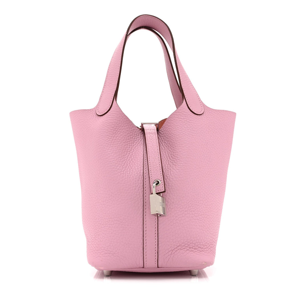 Taurillon Clemence Picotin Lock 18 PM Mauve Sylvestre