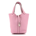 Taurillon Clemence Picotin Lock 18 PM Mauve Sylvestre
