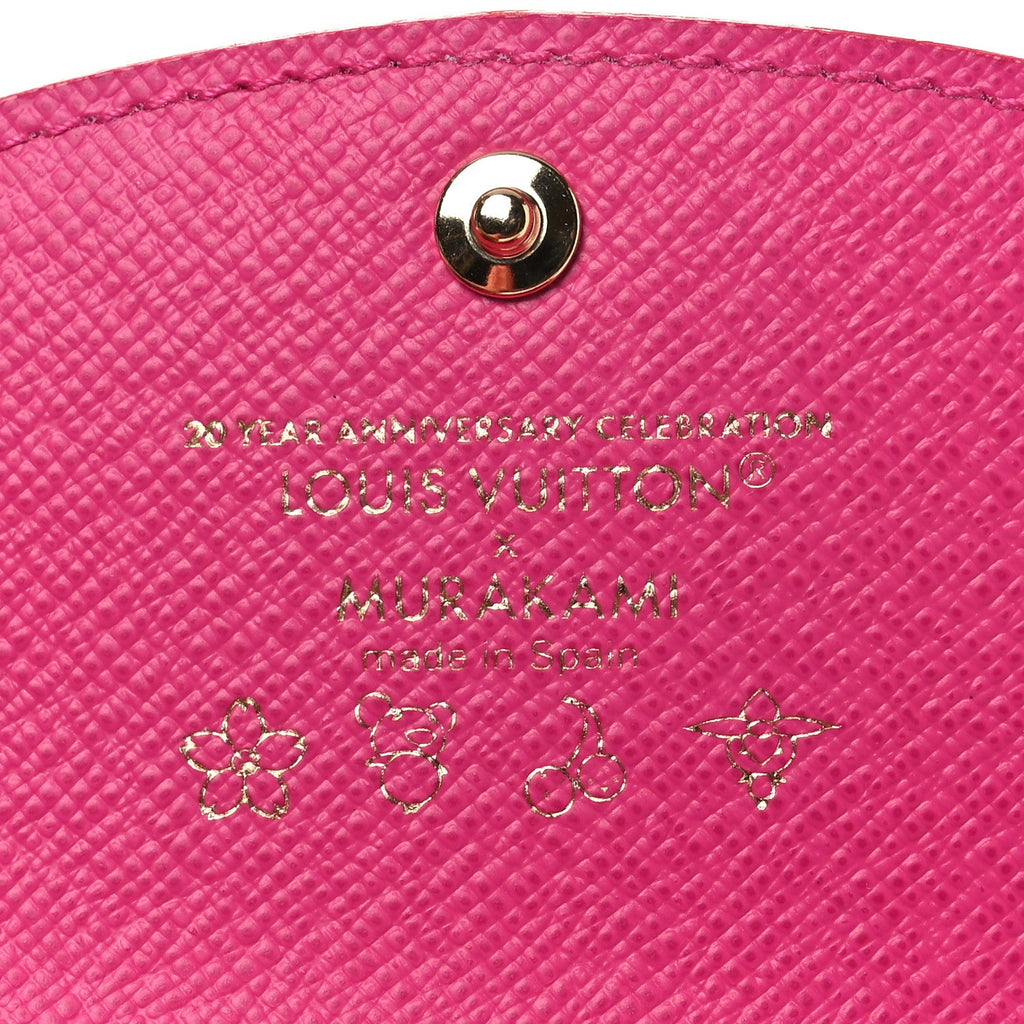 LV X TM Monogram Multicolor Rosalie Coin Purse White Kawaii Pink