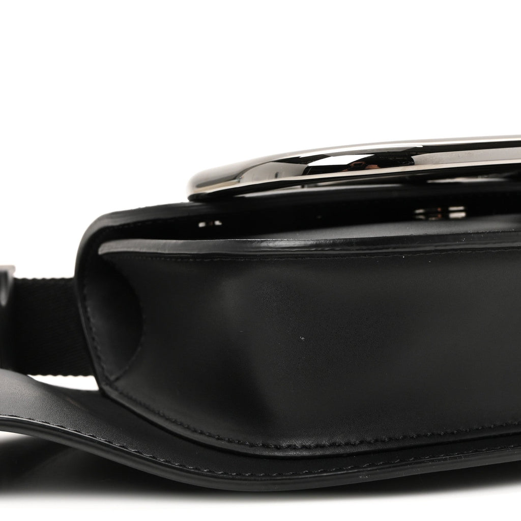 Calfskin Mini Supervee Belt Bag Black