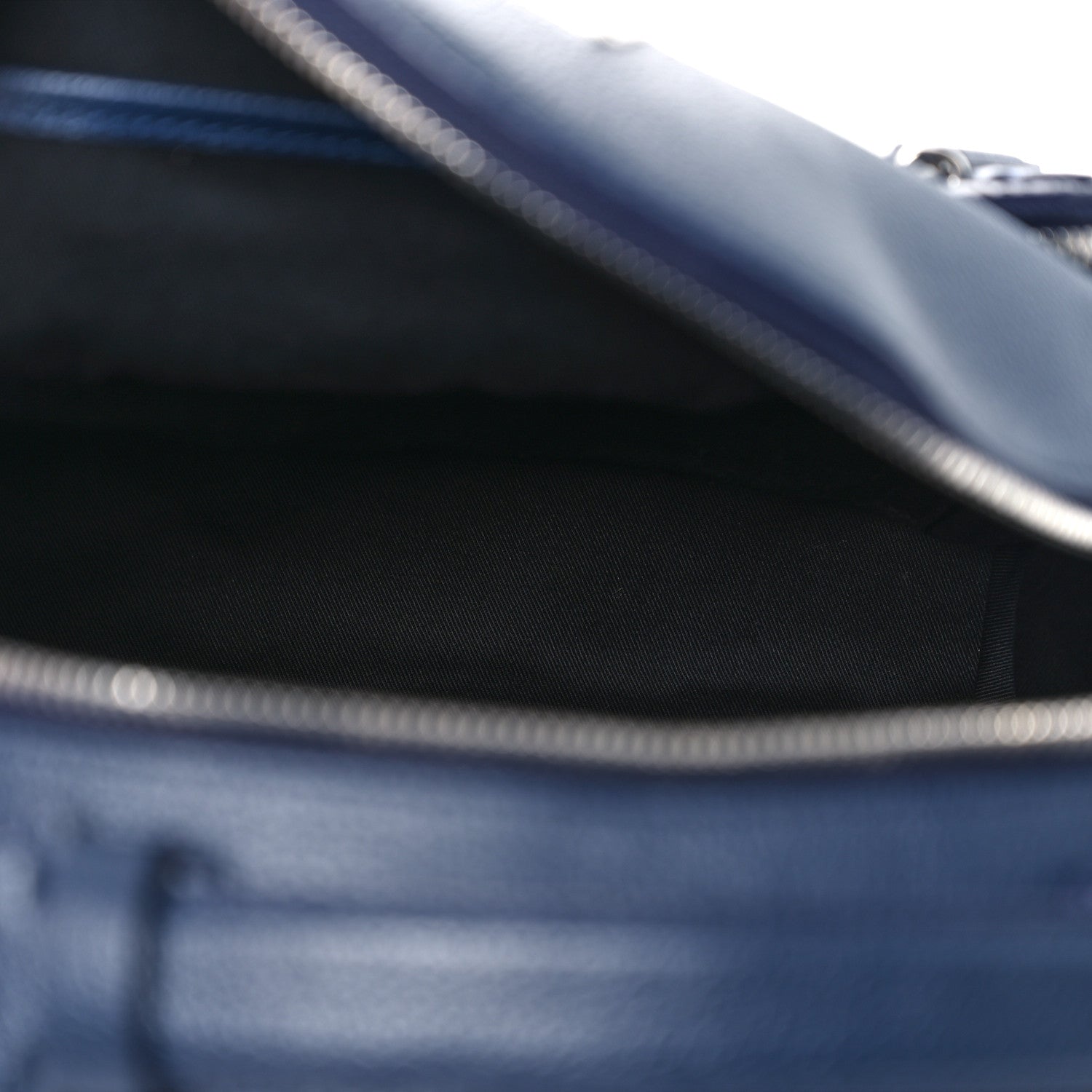 Calfskin Visetos Floral Leopard Klassik Small Stark Backpack Blue Black