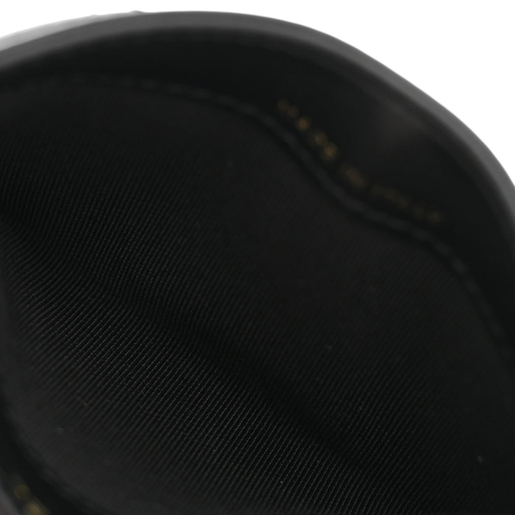 Lambskin Metallic Calfskin Crocodile Embossed 2.55 Reissue  Holder Black Gold