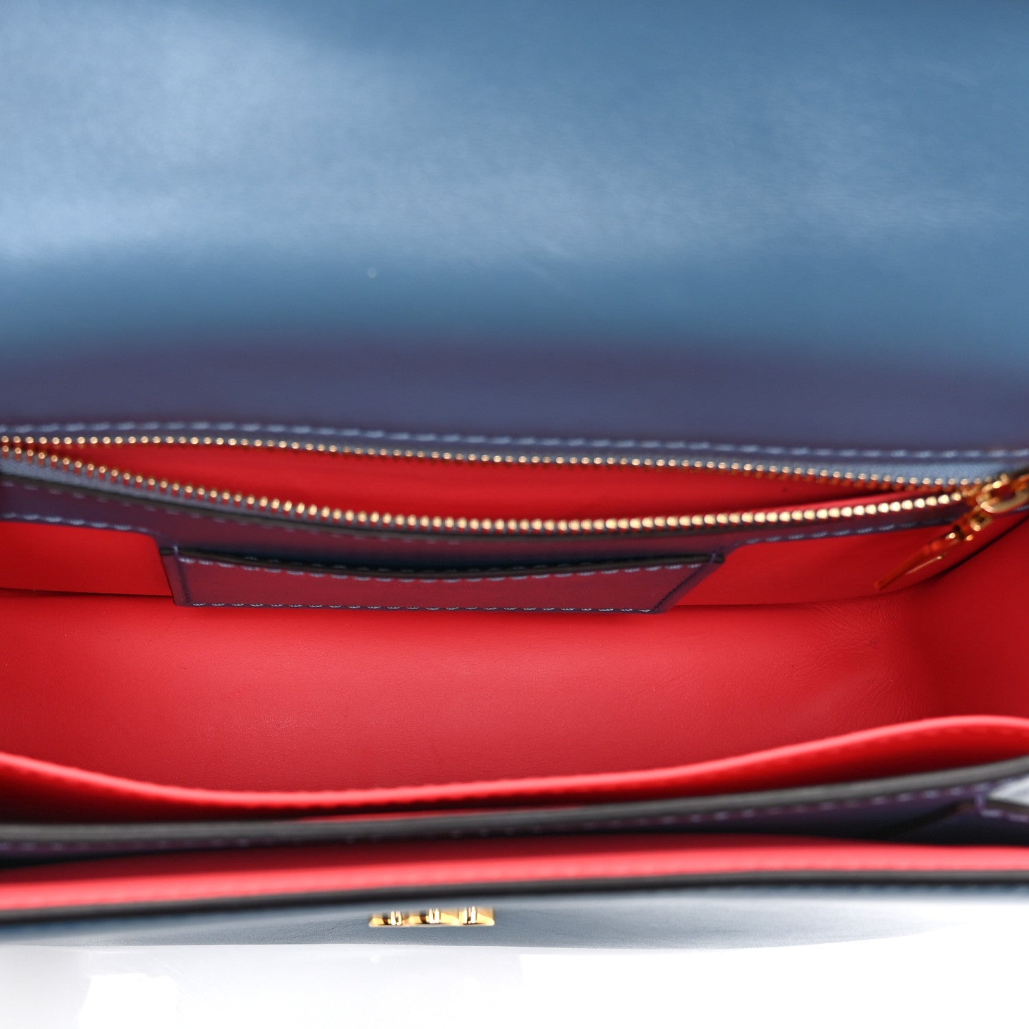 Smooth Calfskin LV Pont 9 Blue Orage