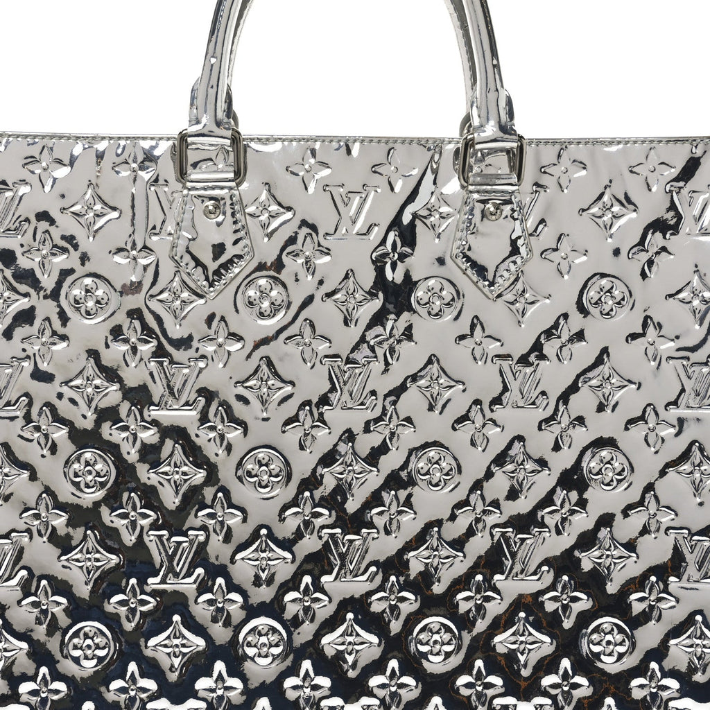 Monogram Miroir Sac Plat Silver