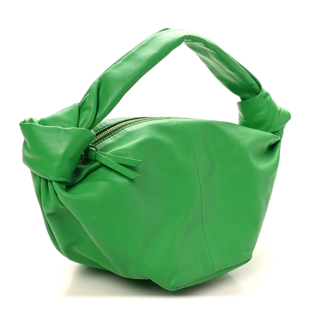Nappa Mini Double Knot Bag Parakeet