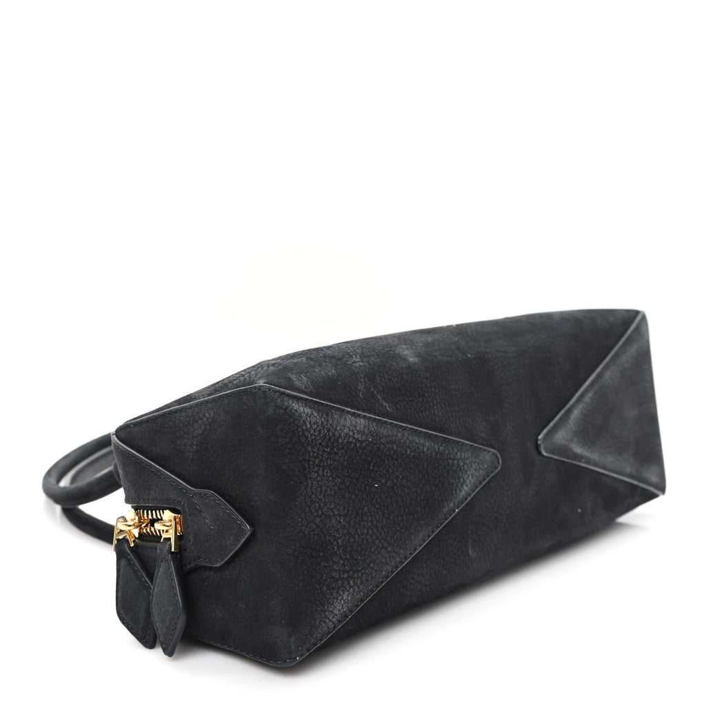 Nubuck Medium Le Teckel Bag Black Anthracite