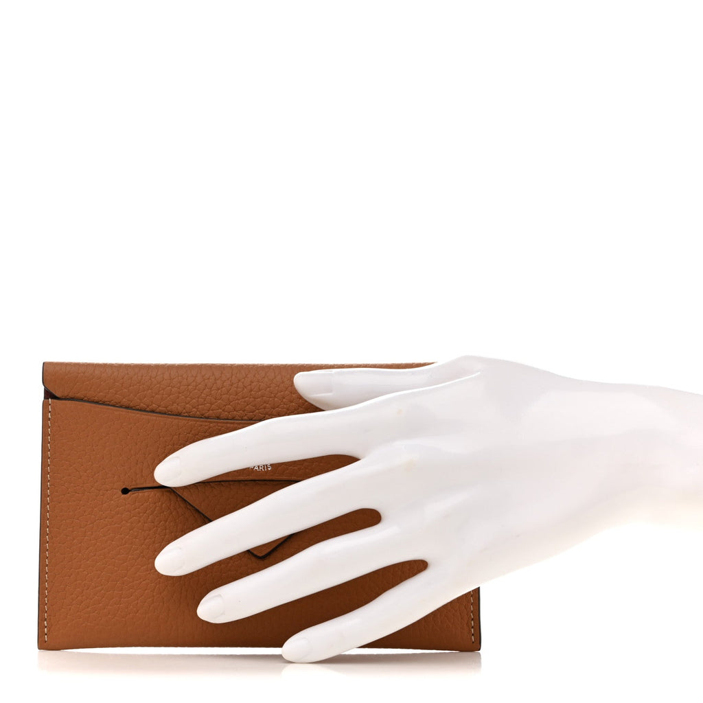 Taurillon Blush Envelope PP Camel