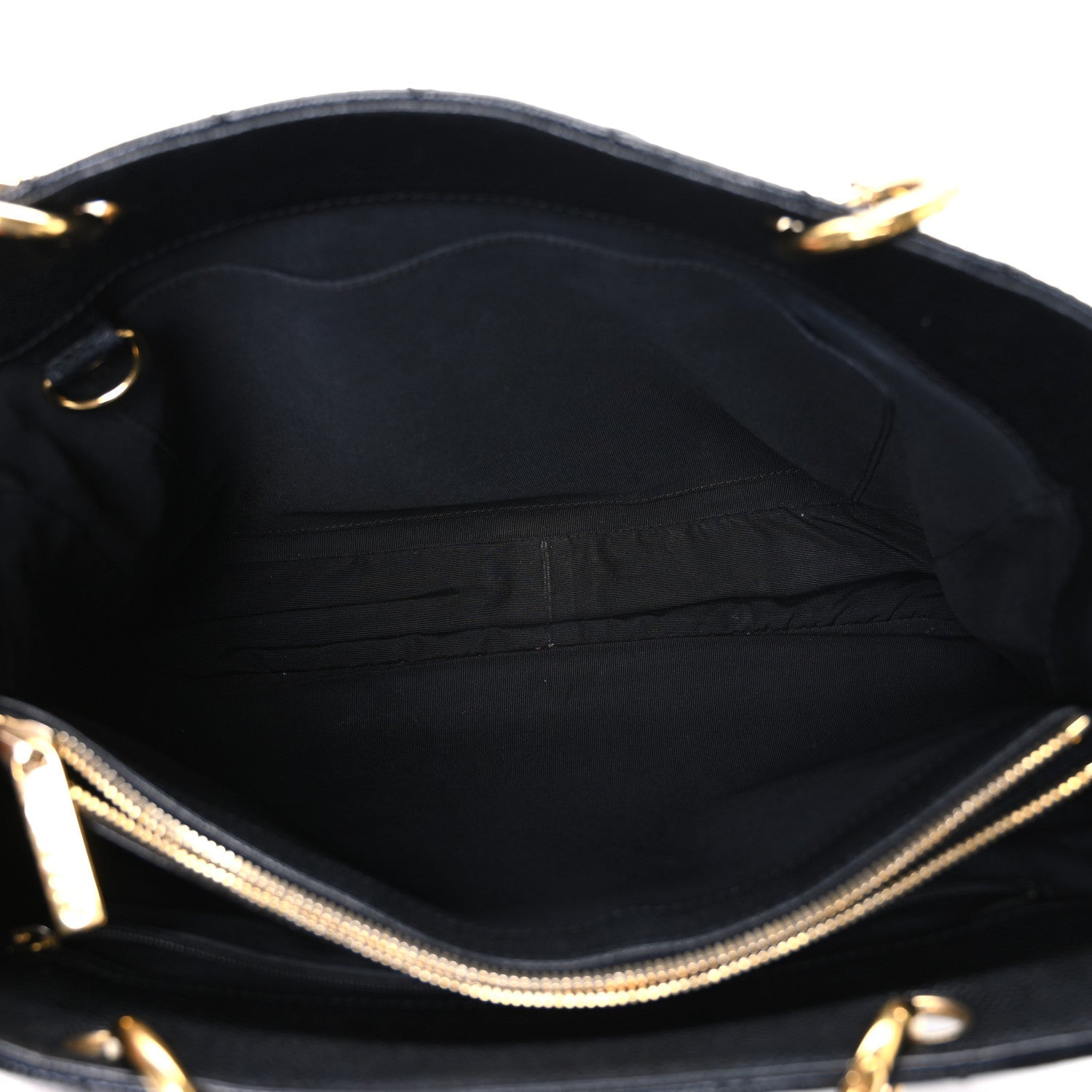 Caviar Quilted Grand Shopping Tote GST Black