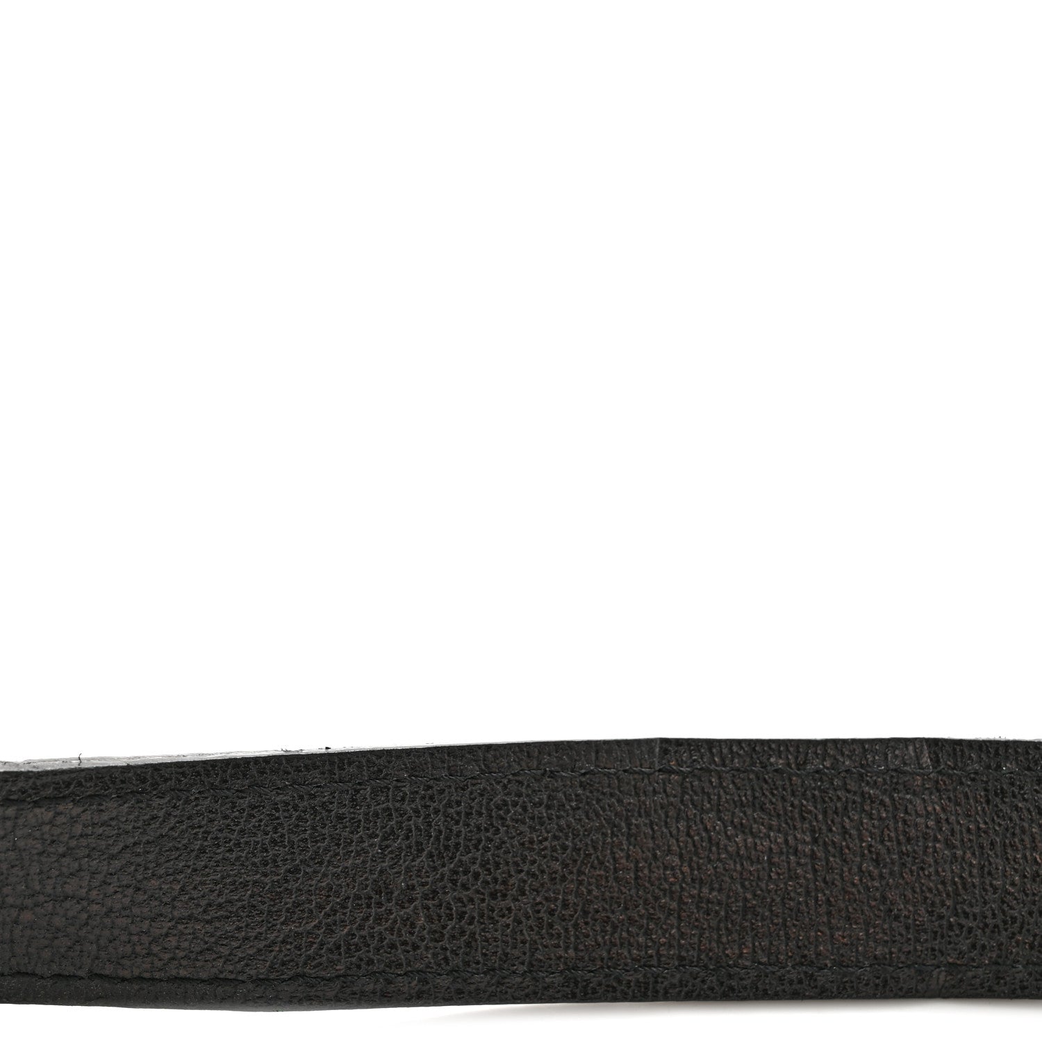 Shiny Goatskin  Saddle Bag Black