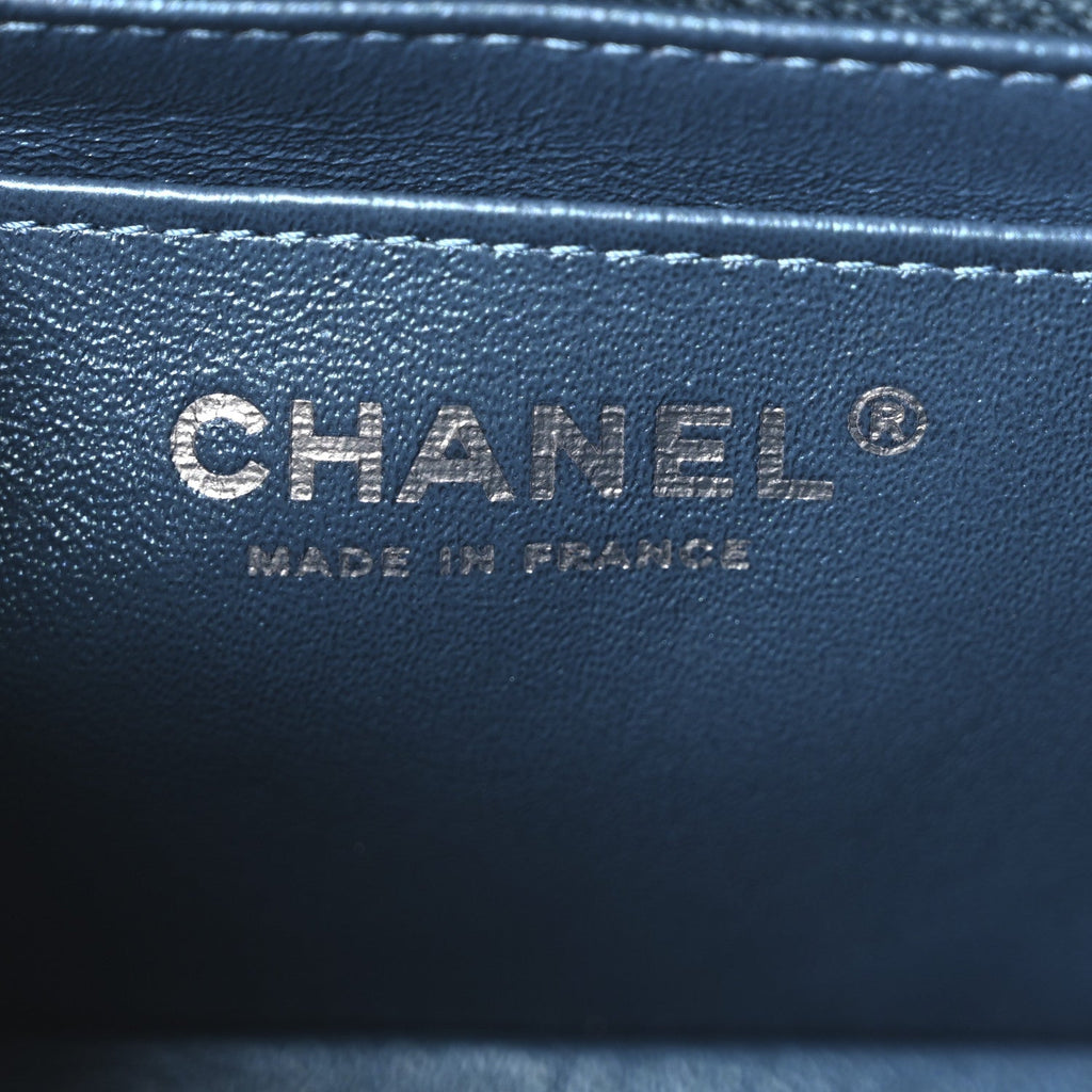 Metallic Sheepskin Quilted 2.55 Reissue Mini Flap Blue
