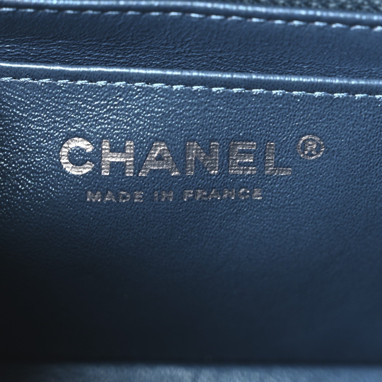 Metallic Sheepskin Quilted 2.55 Reissue Mini Flap Blue