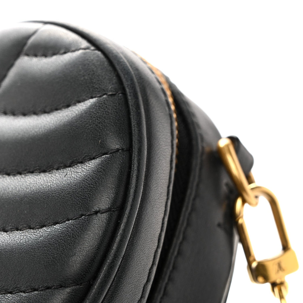 Calfskin New Wave Heart Bag Black