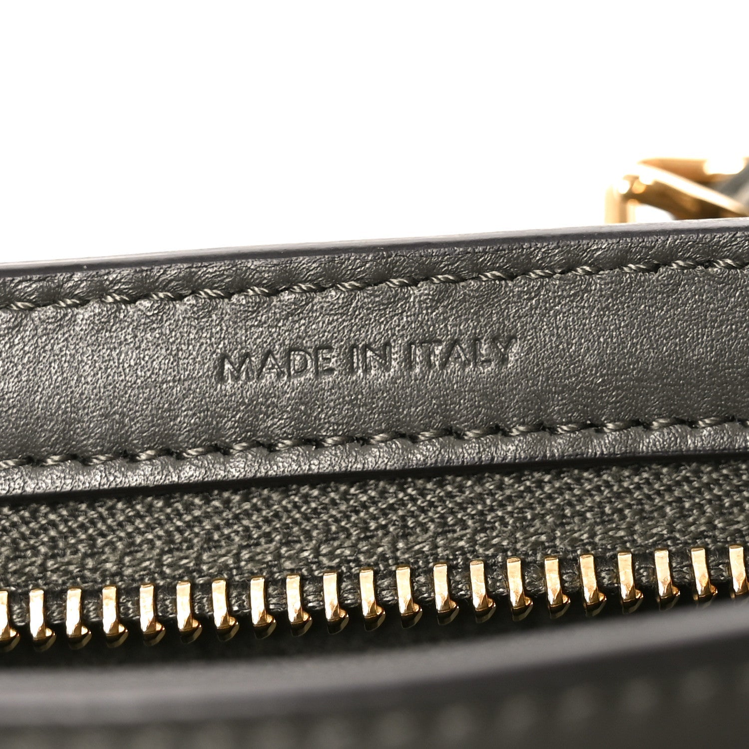 Smooth Calfskin Cuir Triomphe Shoulder Bag Dark Army