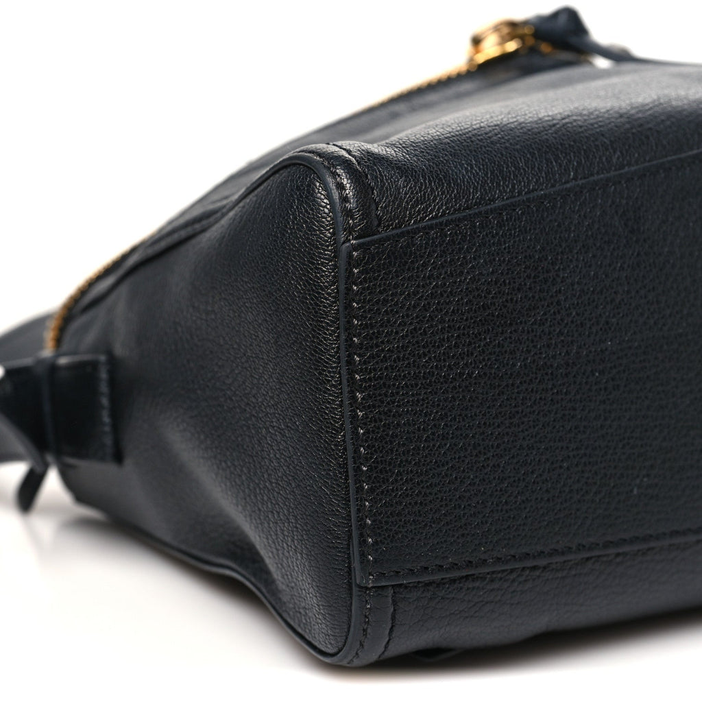 Goatskin Diamant 3D Shoulder Bag Black