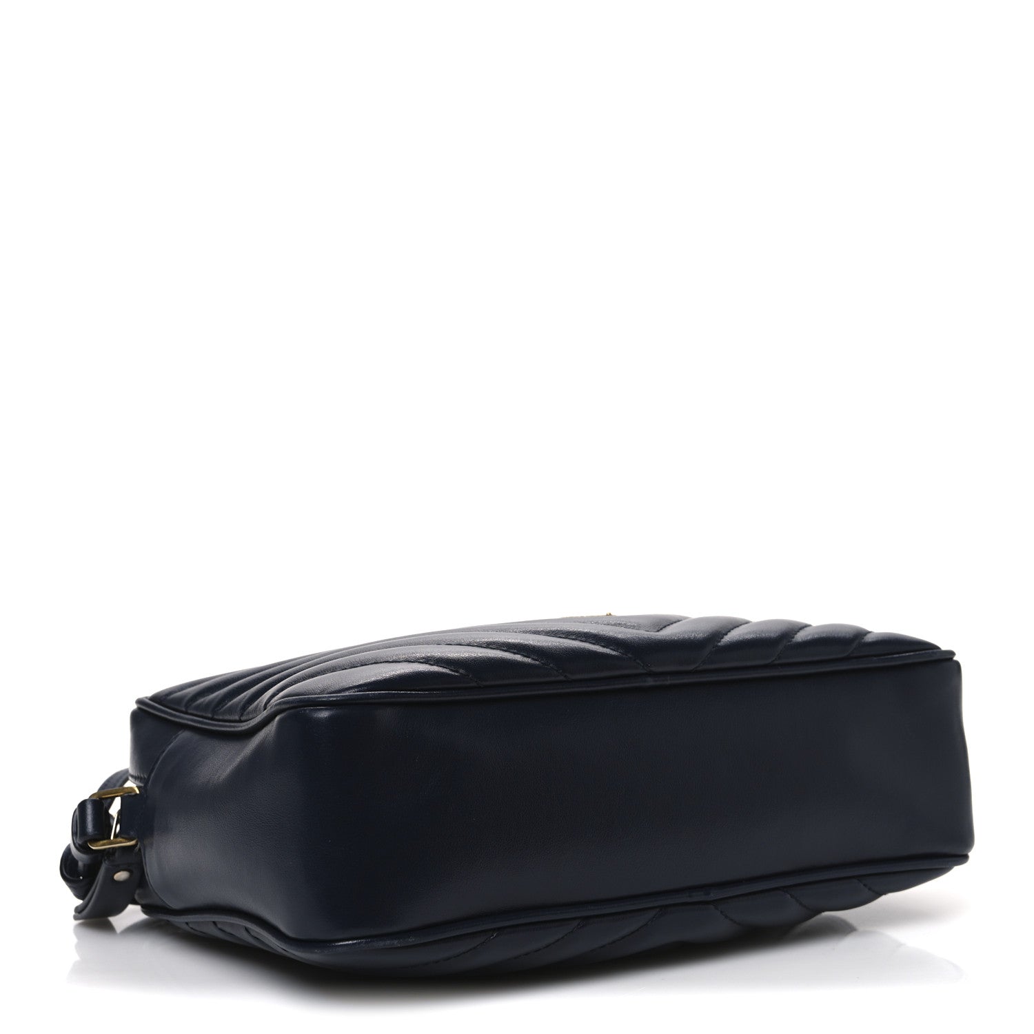 Calfskin Matelasse Monogram Lou Camera Bag Deep Marine
