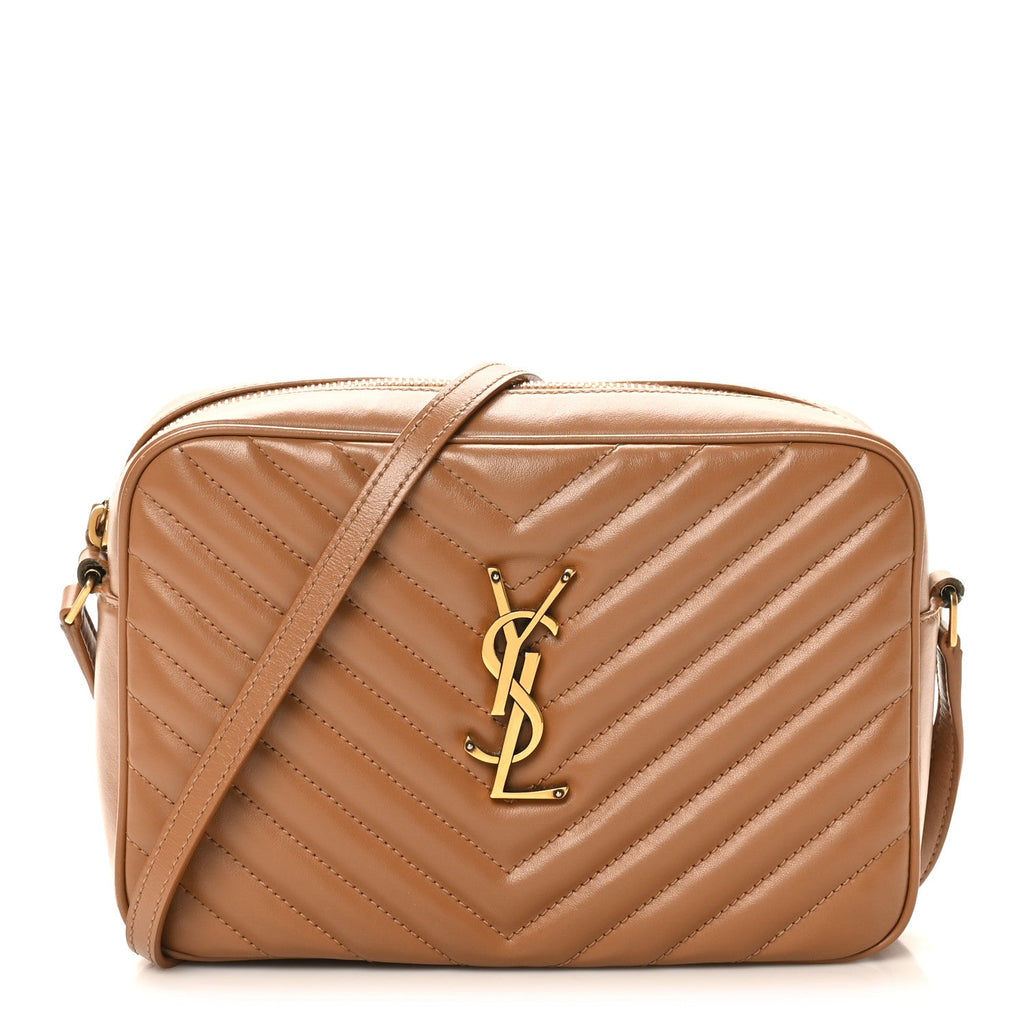 Calfskin Matelasse Monogram Lou Camera Bag Cinnamon