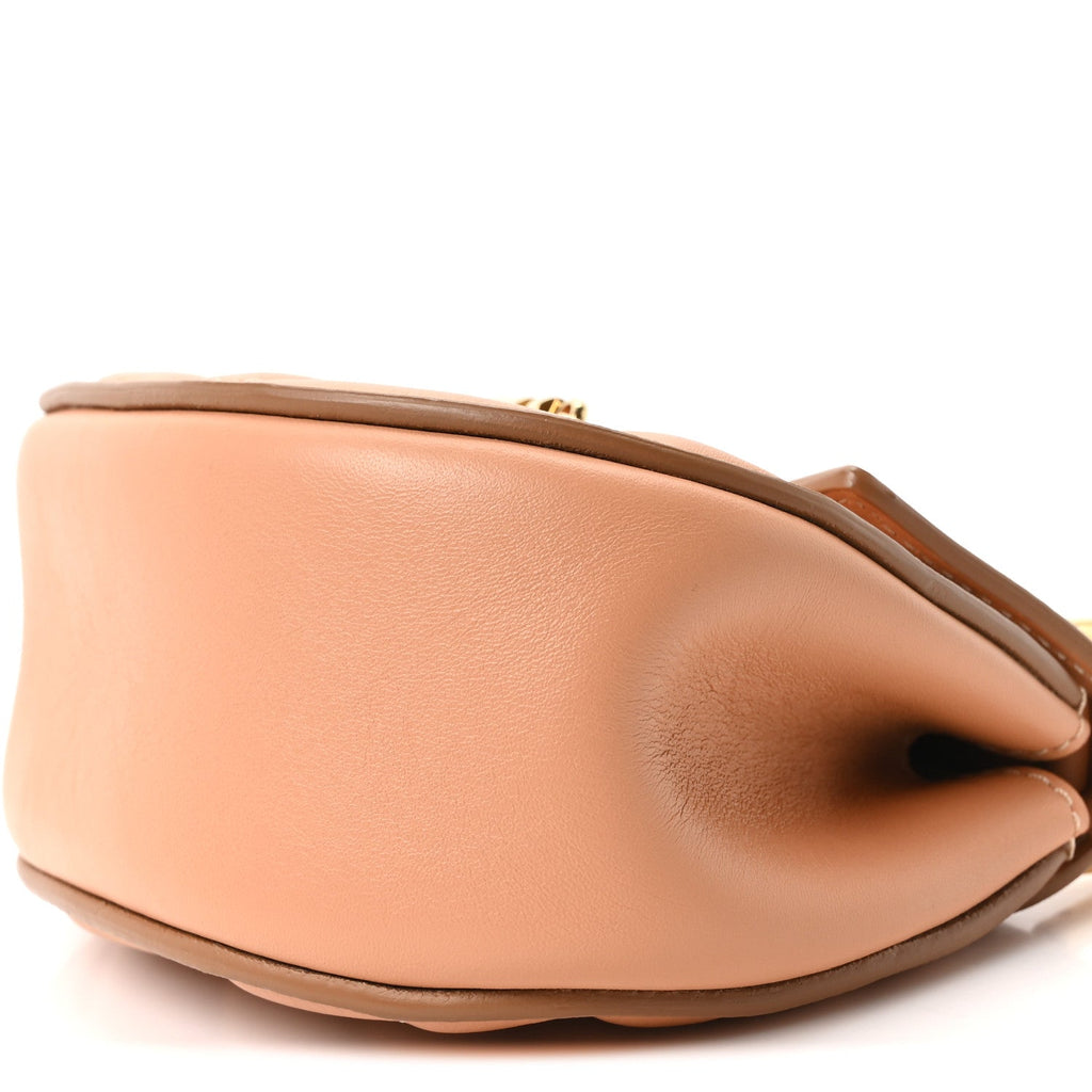 Calfskin Quilted Nano Drew Bijou Shoulder Bag Blushy Pink