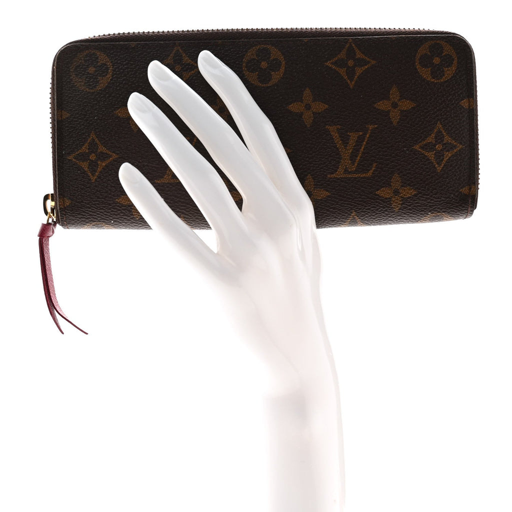 Monogram Clemence Wallet Fuchsia