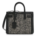 Tweed Houndstooth Nano Sac De Jour Black