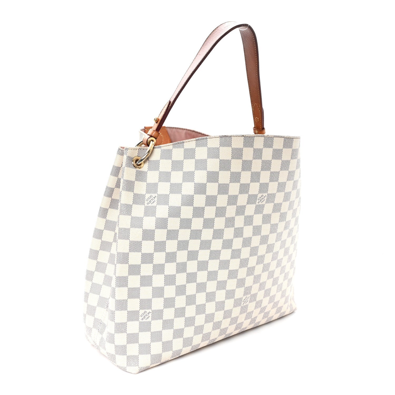 Damier Azur Graceful MM Rose Ballerine
