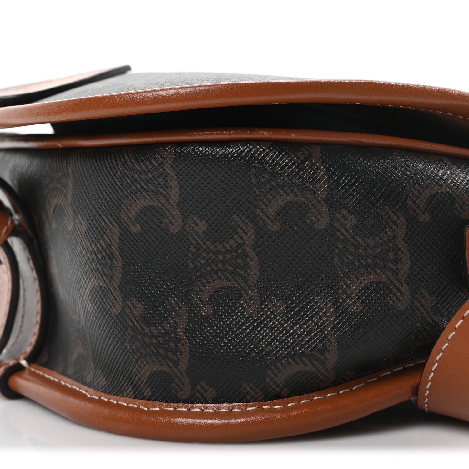 Triomphe Canvas Medium Folco Bag Tan