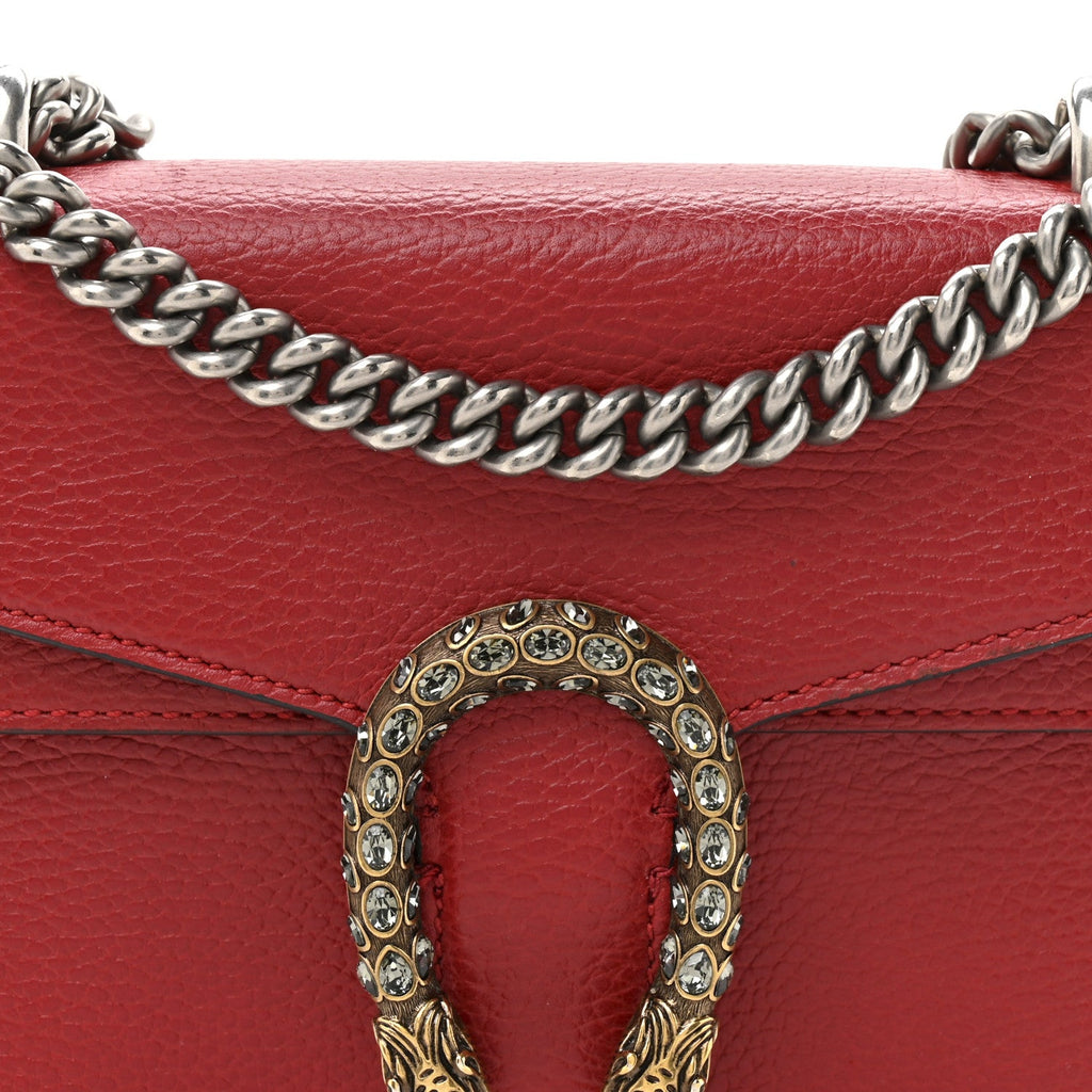 Calfskin Mini Dionysus Shoulder Bag Hibiscus Red