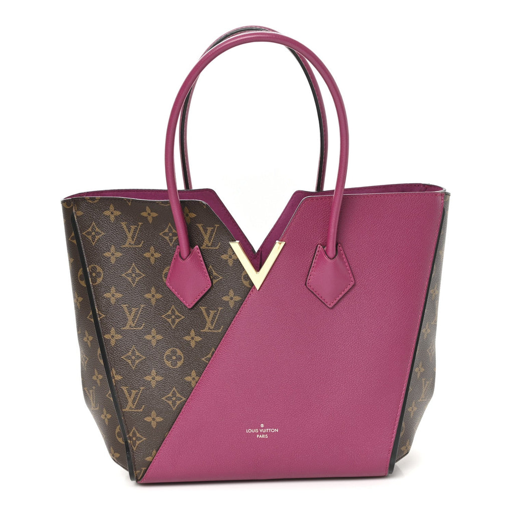 Calfskin Monogram Kimono Tote Grape