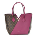 Calfskin Monogram Kimono Tote Grape