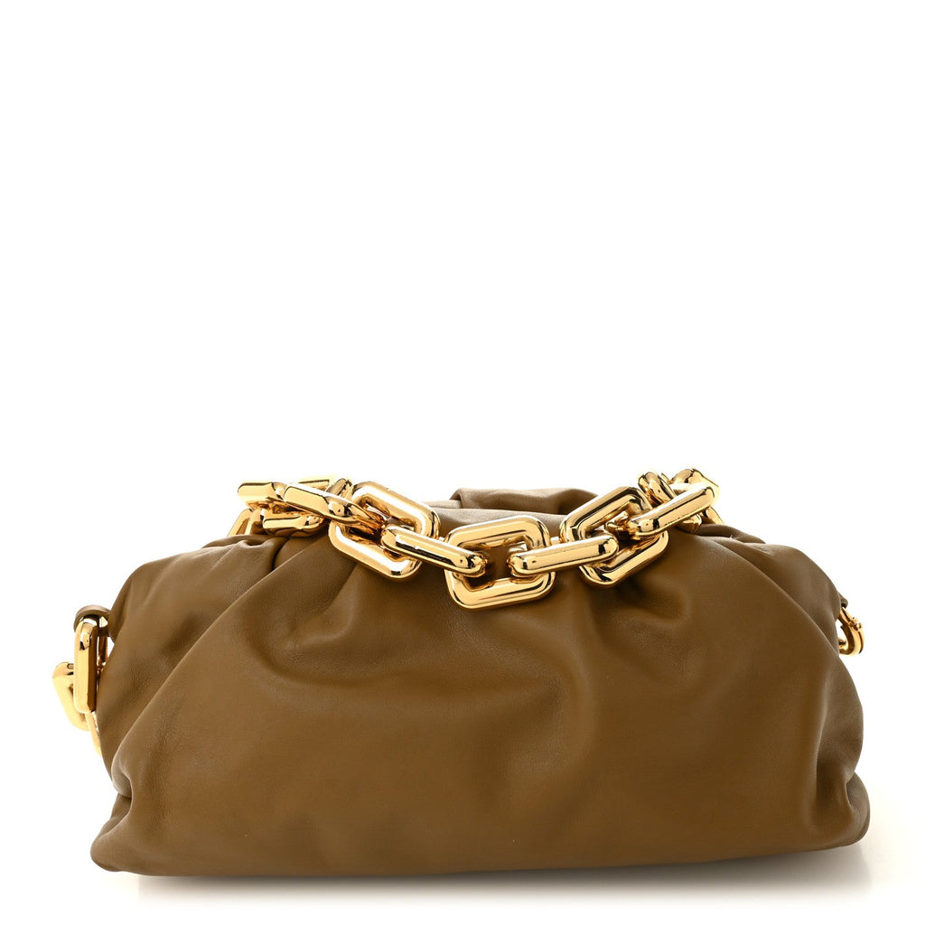 Calfskin The Pouch Chain Moutarde