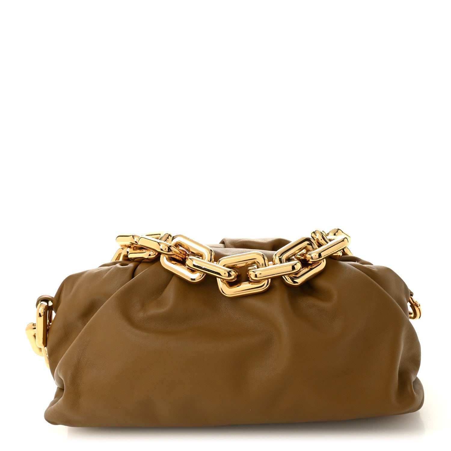 Calfskin The Pouch Chain Moutarde